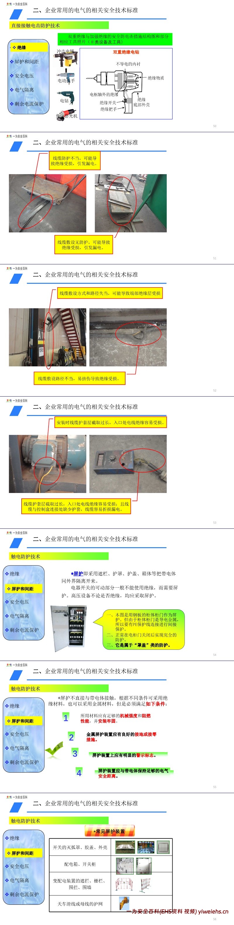 【PPT】电气安全知识培训