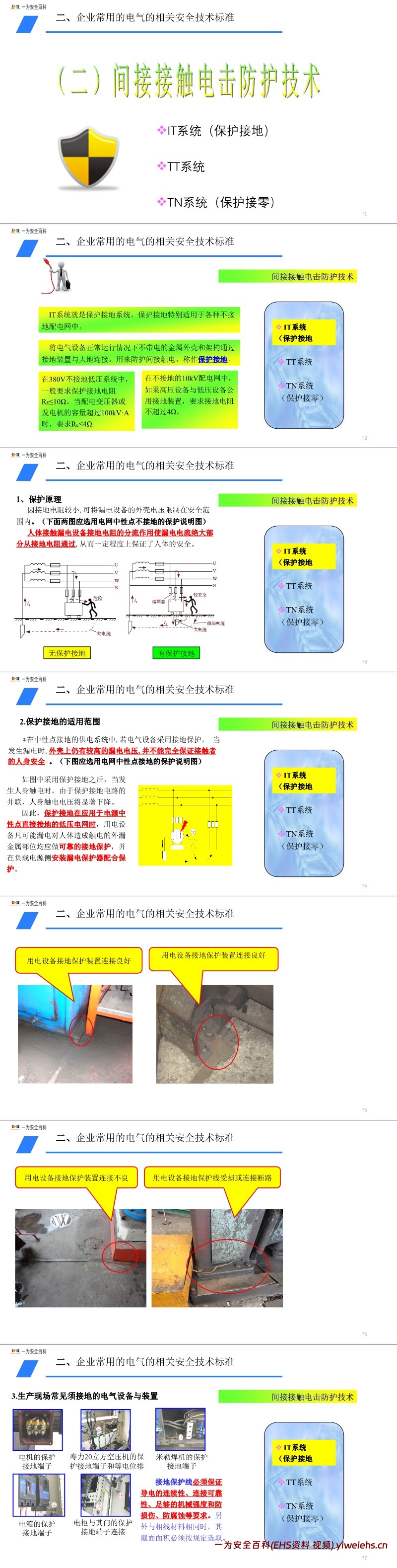 【PPT】电气安全知识培训