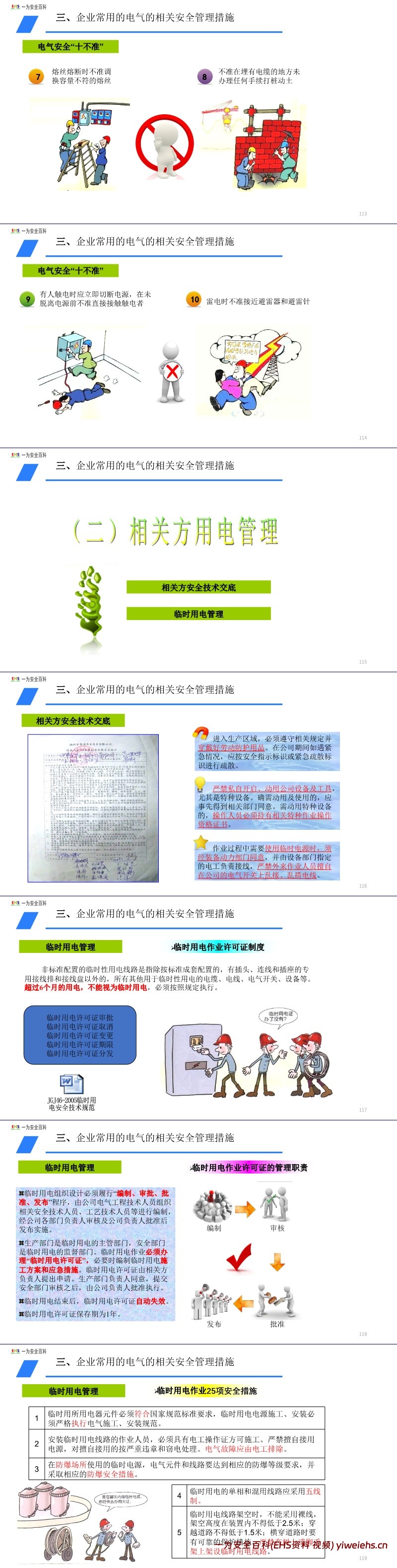 【PPT】电气安全知识培训