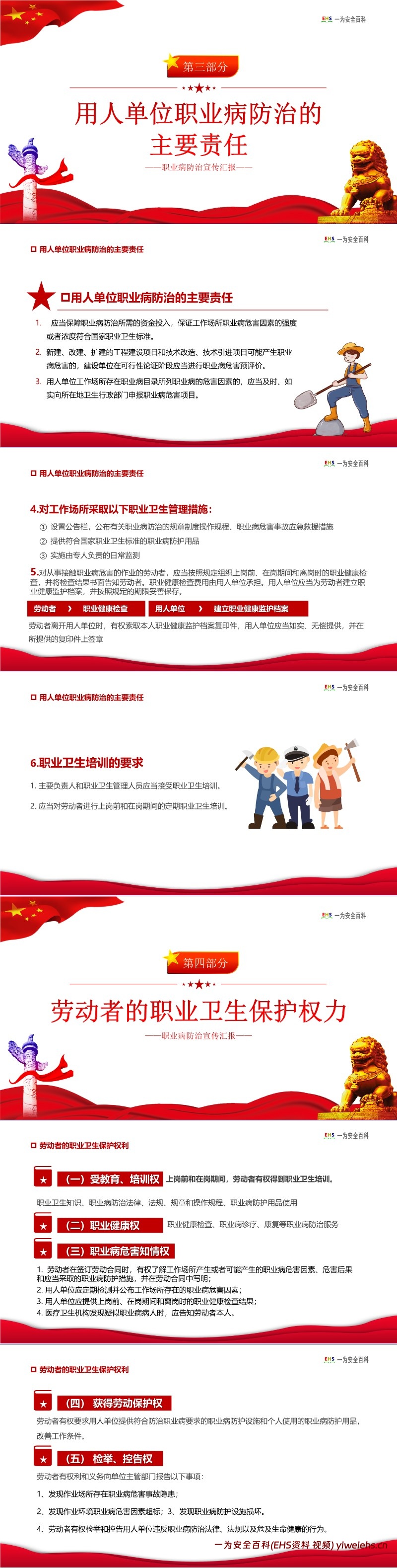 【PPT】《职业病防治法》宣传周知识培训课件