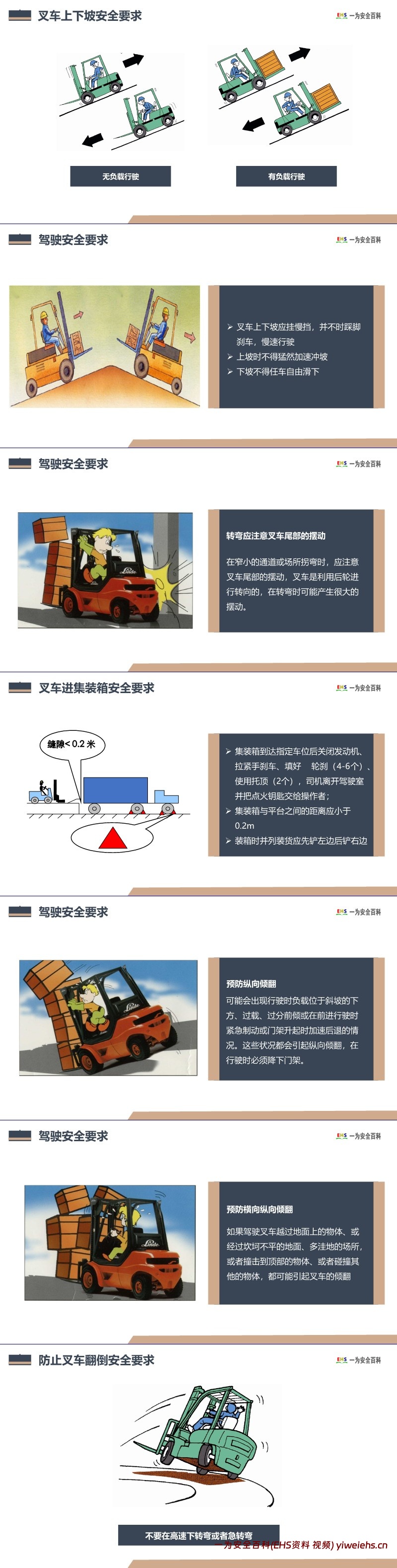 【PPT】最全版叉车安全培训课程
