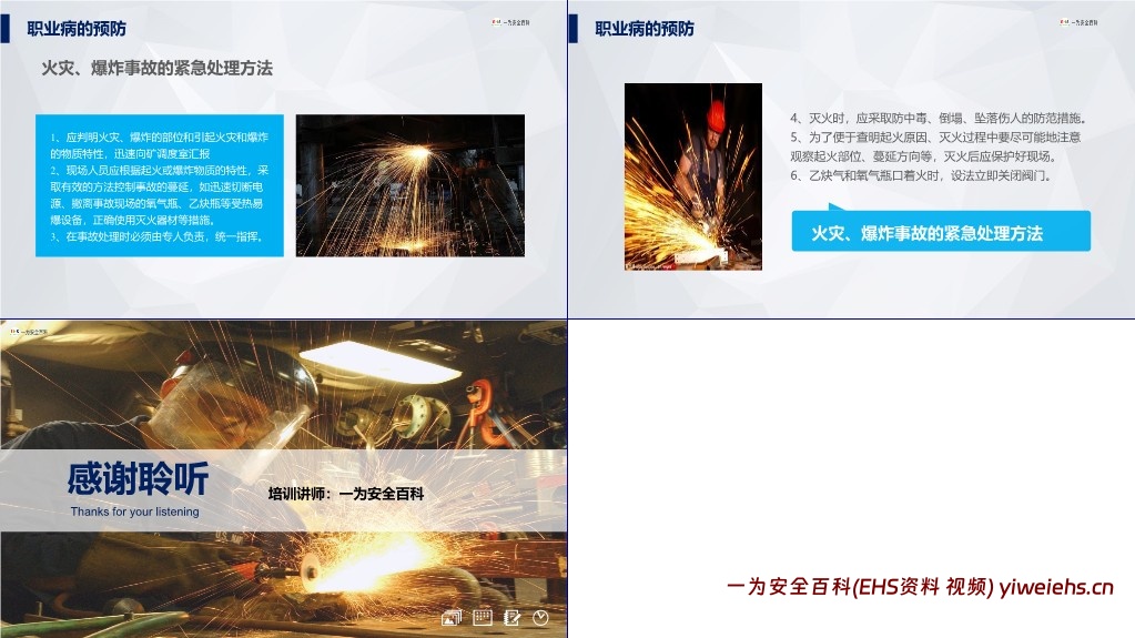 【PPT】电焊工焊接与切割知识安全培训