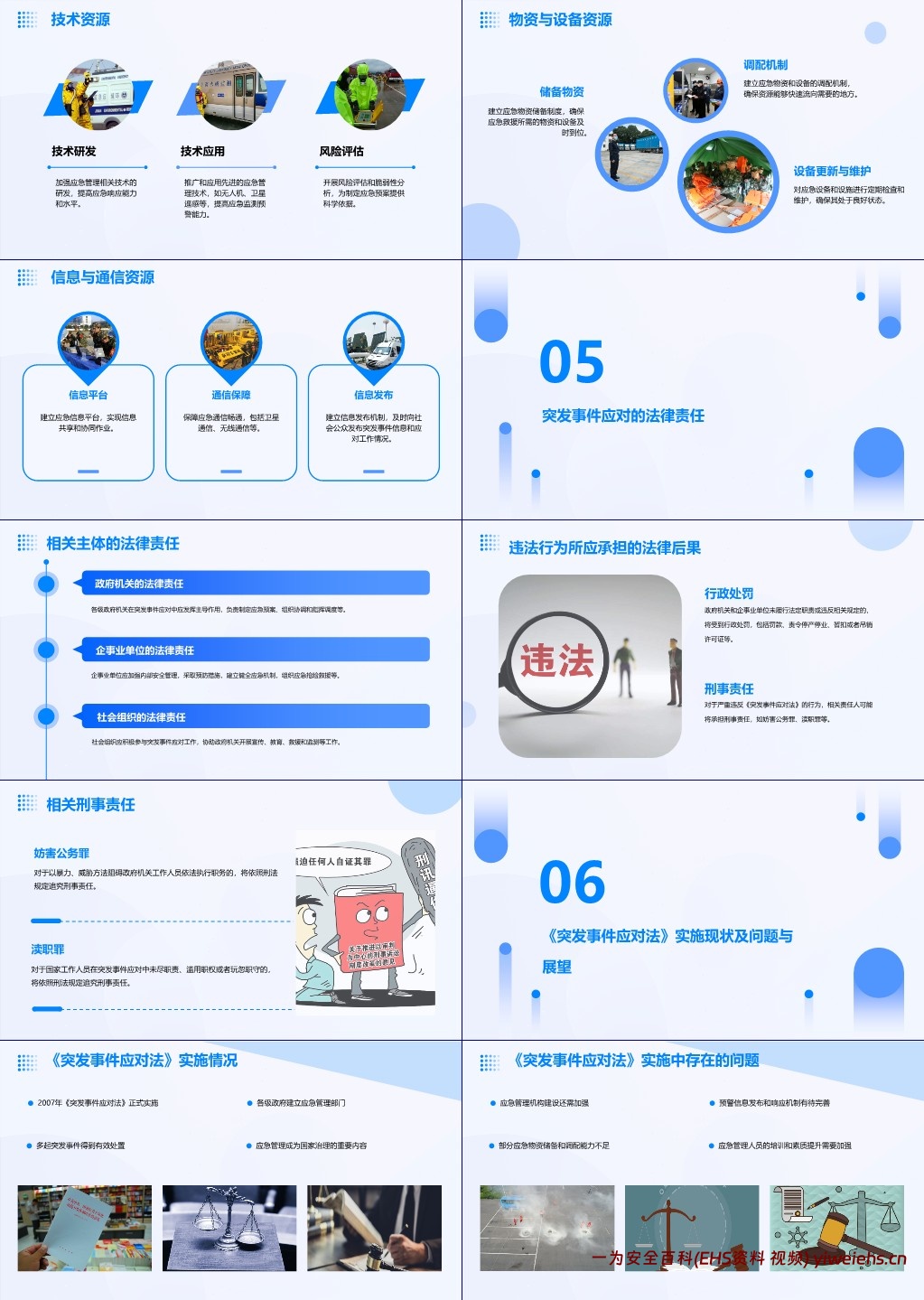 【PPT】《突发事件应对法》学习课件