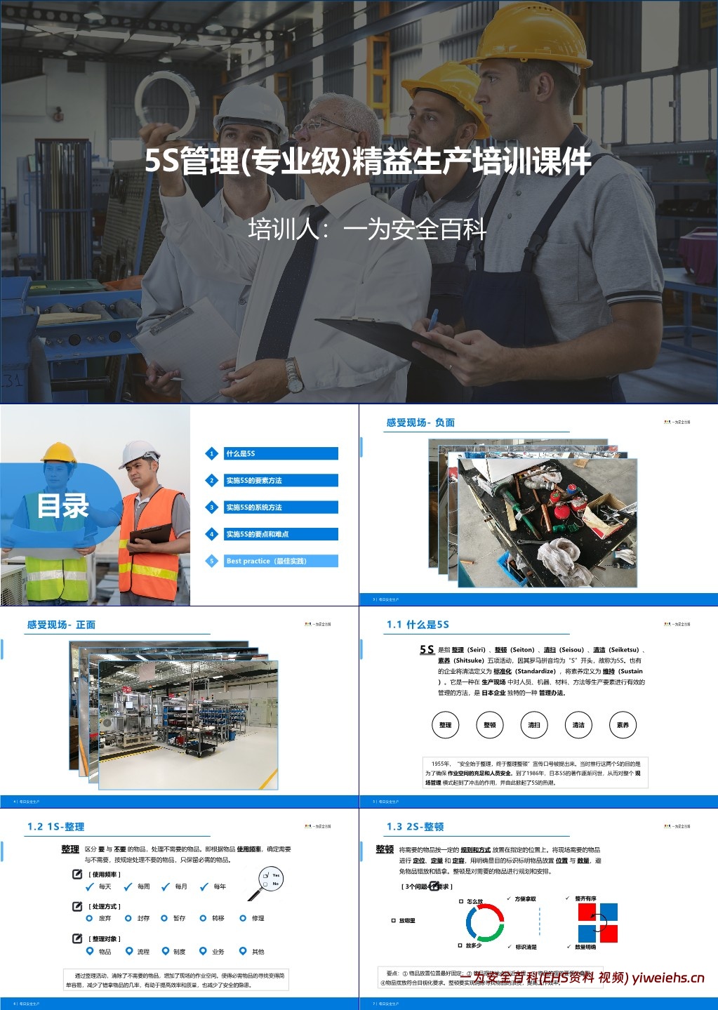 【PPT】5S管理(专业级)精益生产培训
