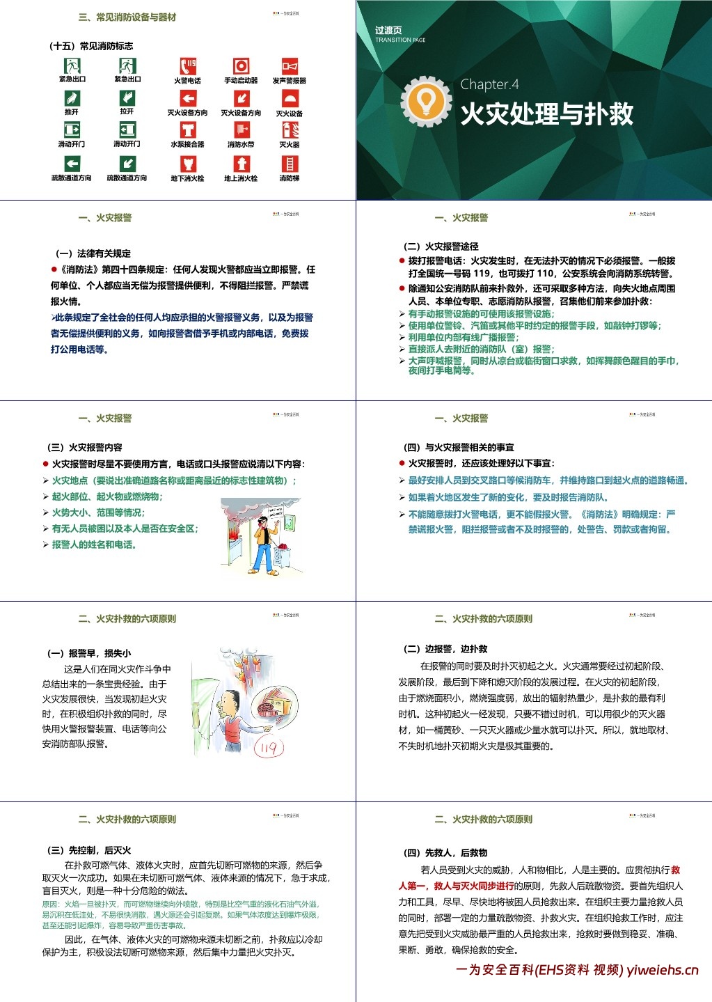 【PPT】企业通用消防基础知识培训