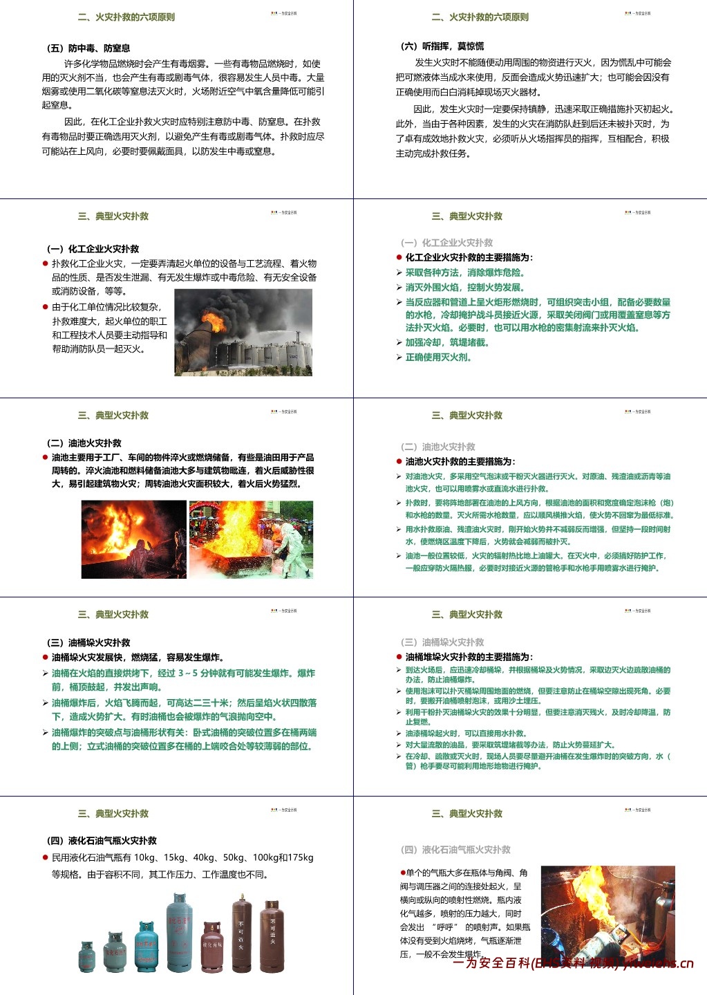 【PPT】企业通用消防基础知识培训