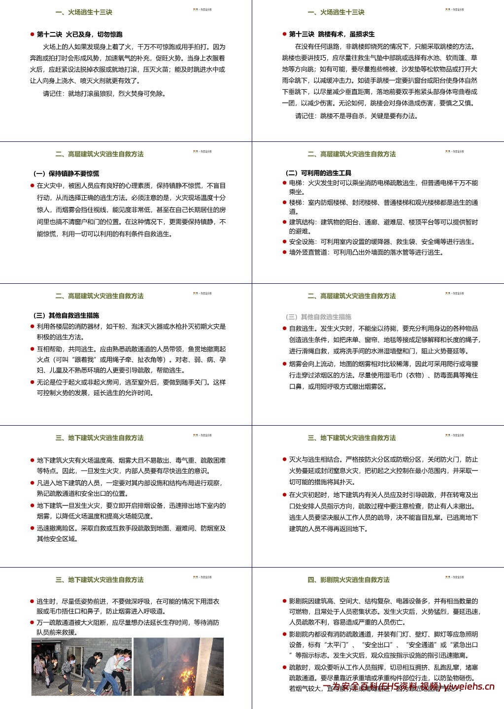 【PPT】企业通用消防基础知识培训