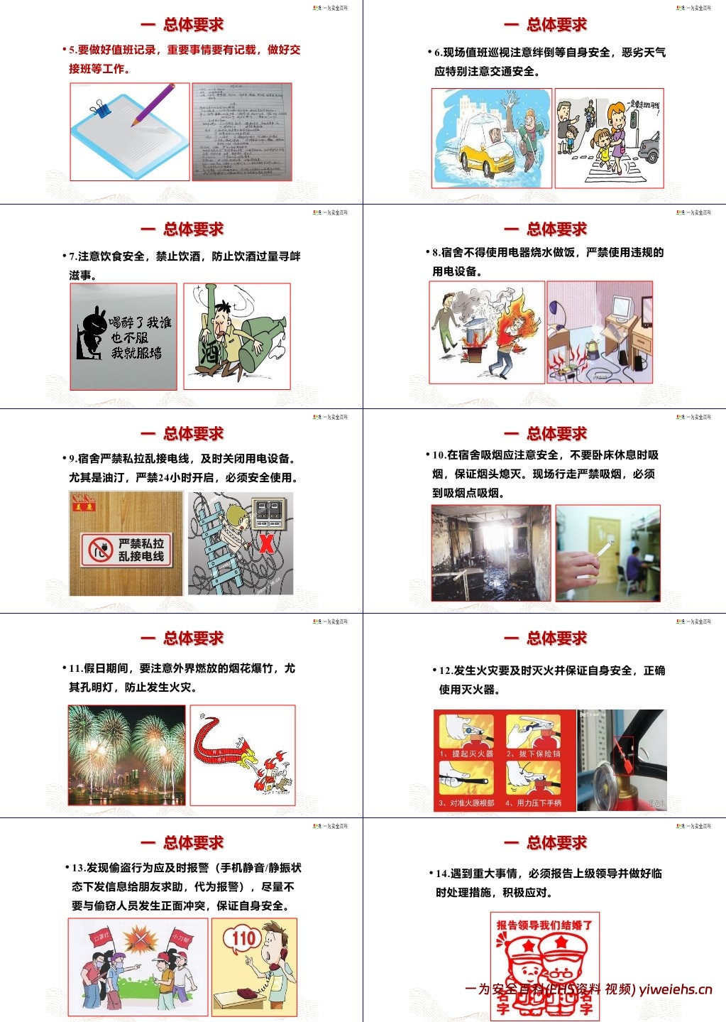 【PPT】国庆节假期值班专题培训