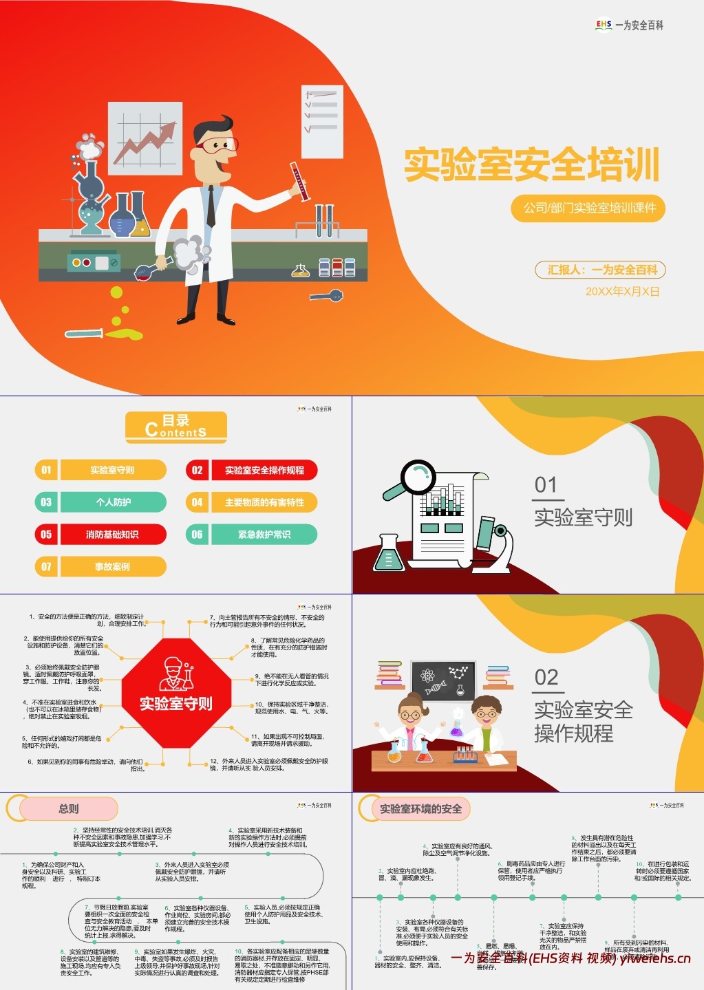 【PPT】实验室安全培训