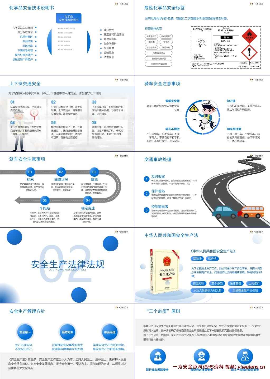 【PPT】新员工安全教育培训(岗前安全教育)