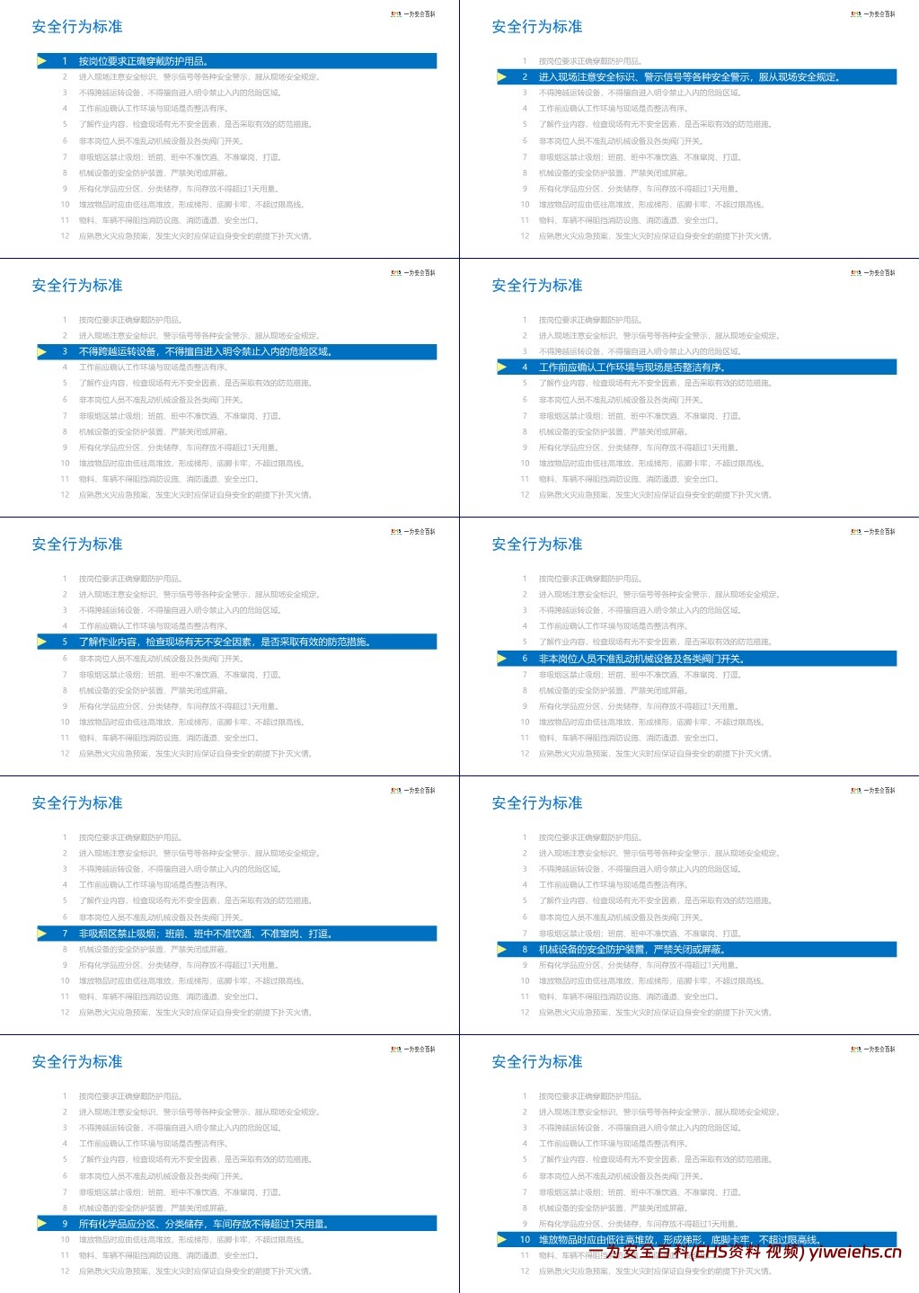 【PPT】新员工安全教育培训(岗前安全教育)