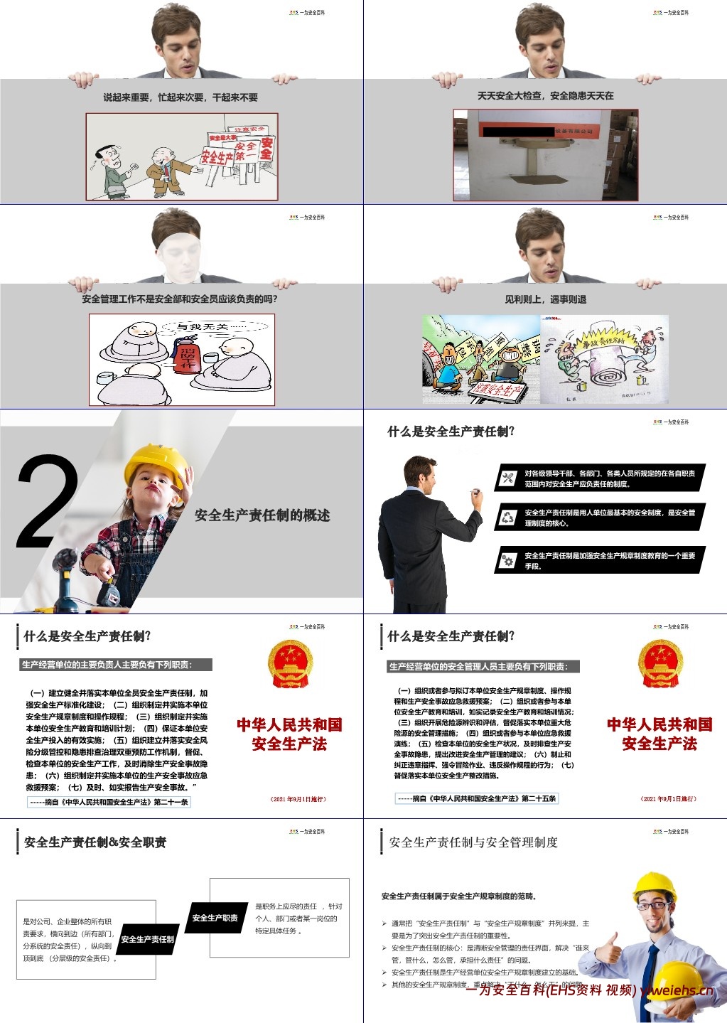 【PPT】2024新版全员安全生产责任制专题培训