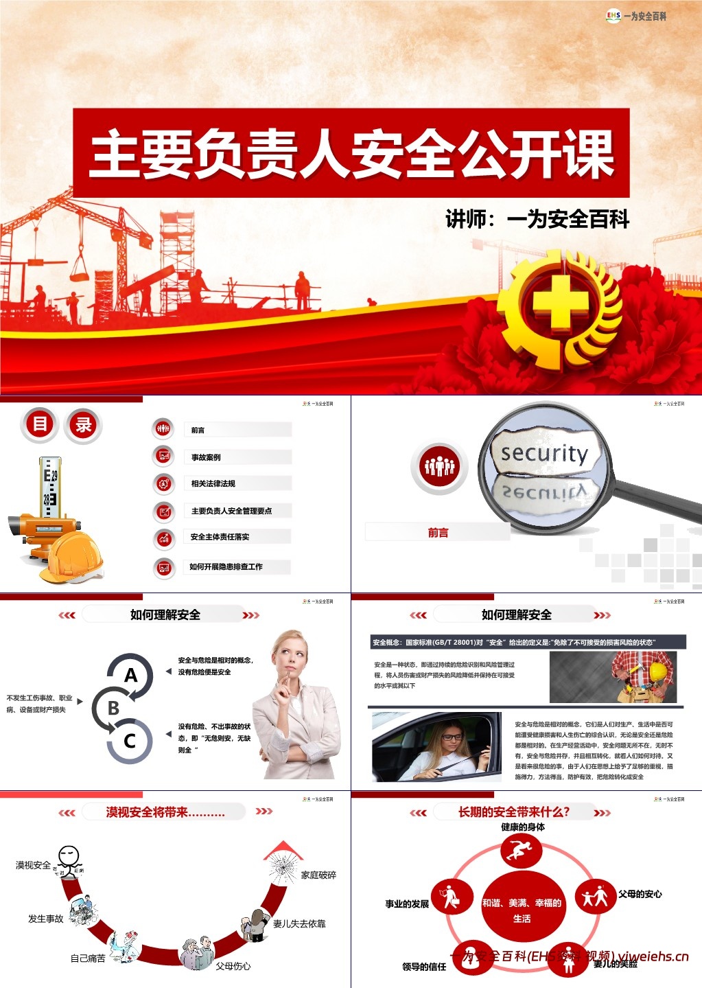 【PPT】2025安全生产月主要负责人领导安全公开课