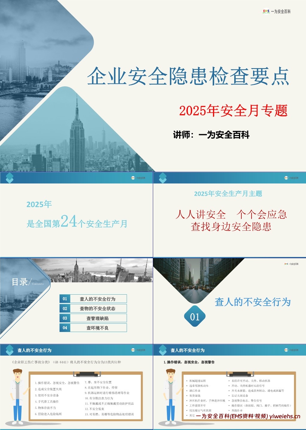 【PPT】2025安全月专题之企业常见安全隐患检查要点