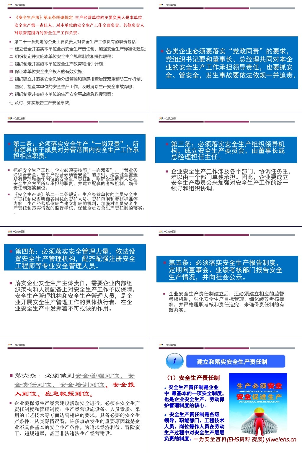 【PPT】2025版安全管理人员及主要负责人安全生产培训