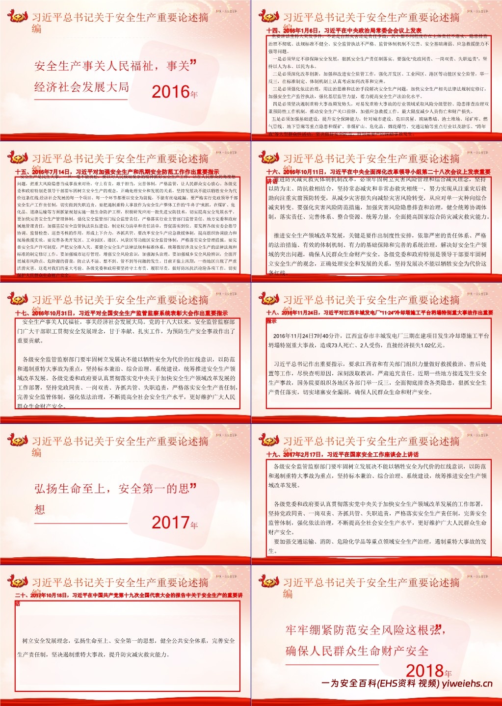 【PPT】2025版习近平总书记安全生产重要论述学习