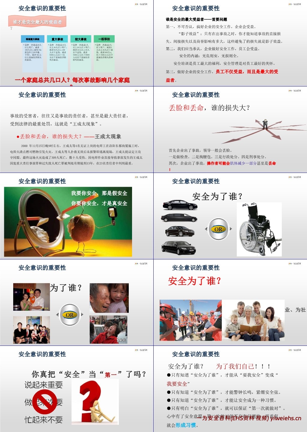 【PPT】2025年全员复工安全第一课:安全为了谁?