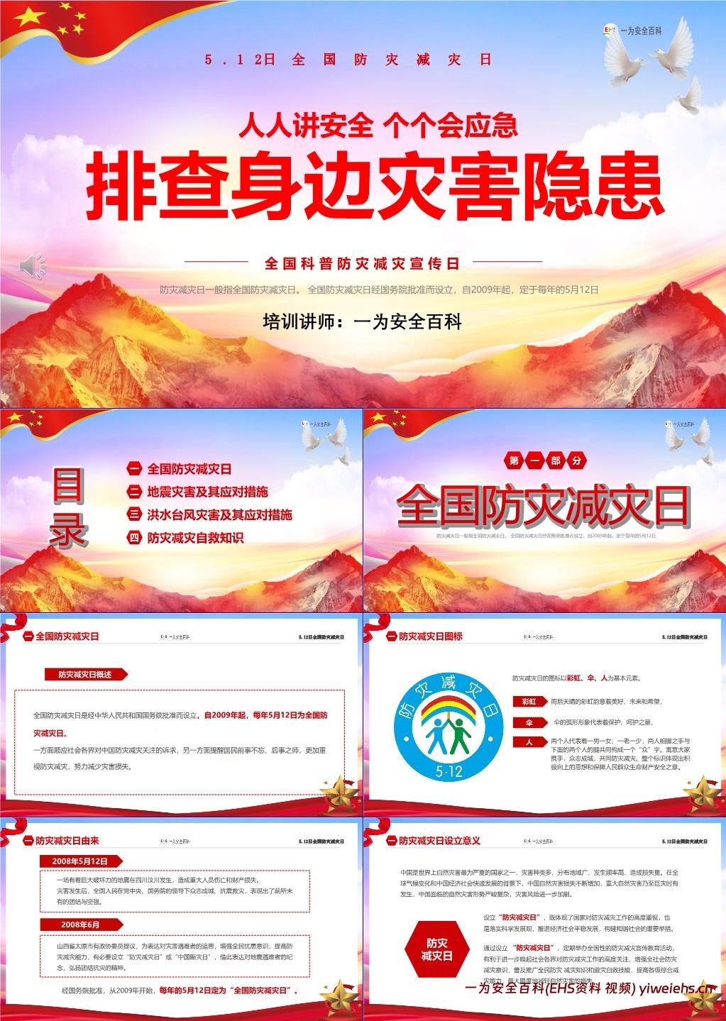 【PPT】2025全国防灾减灾日防灾减灾科普培训