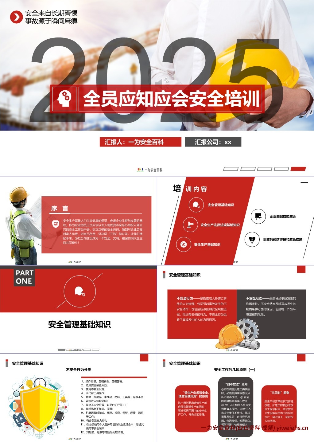 【PPT】2025全员应知应会安全培训