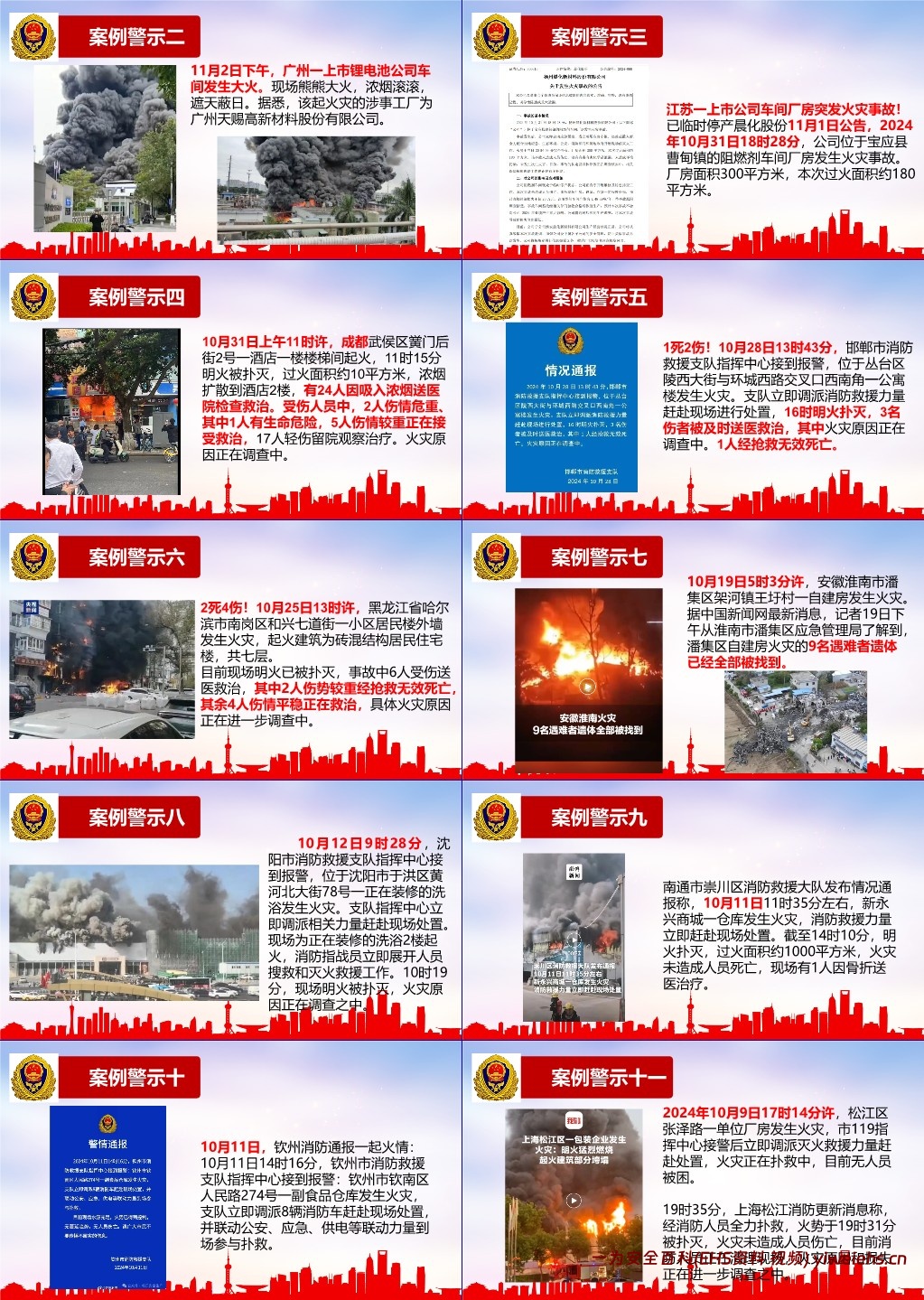 【PPT】2024年消防月主题培训课件:全民消防 生命至上