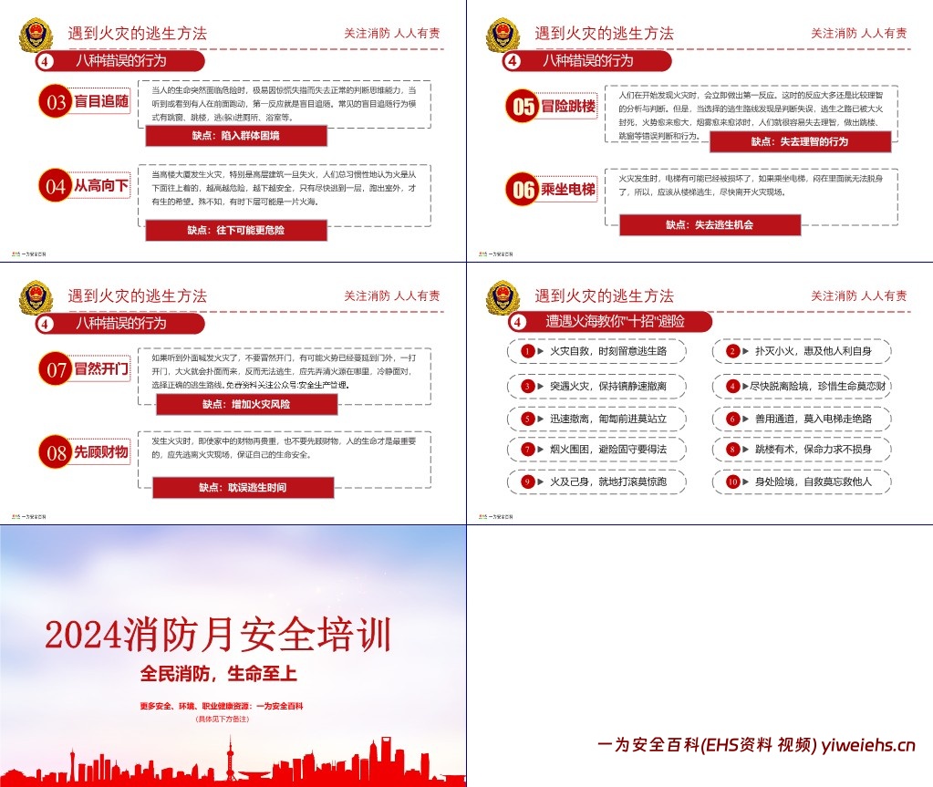 【PPT】2024消防月主题培训:全民消防 生命至上