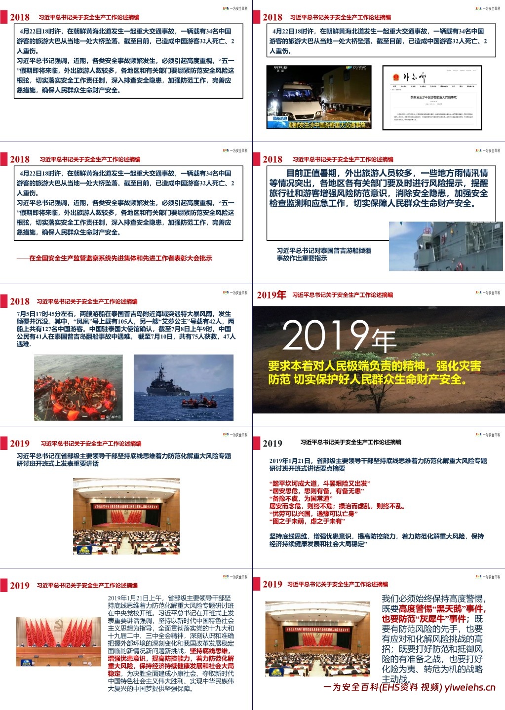 【PPT】2024最新版总书记关于安全生产工作重要论述摘编