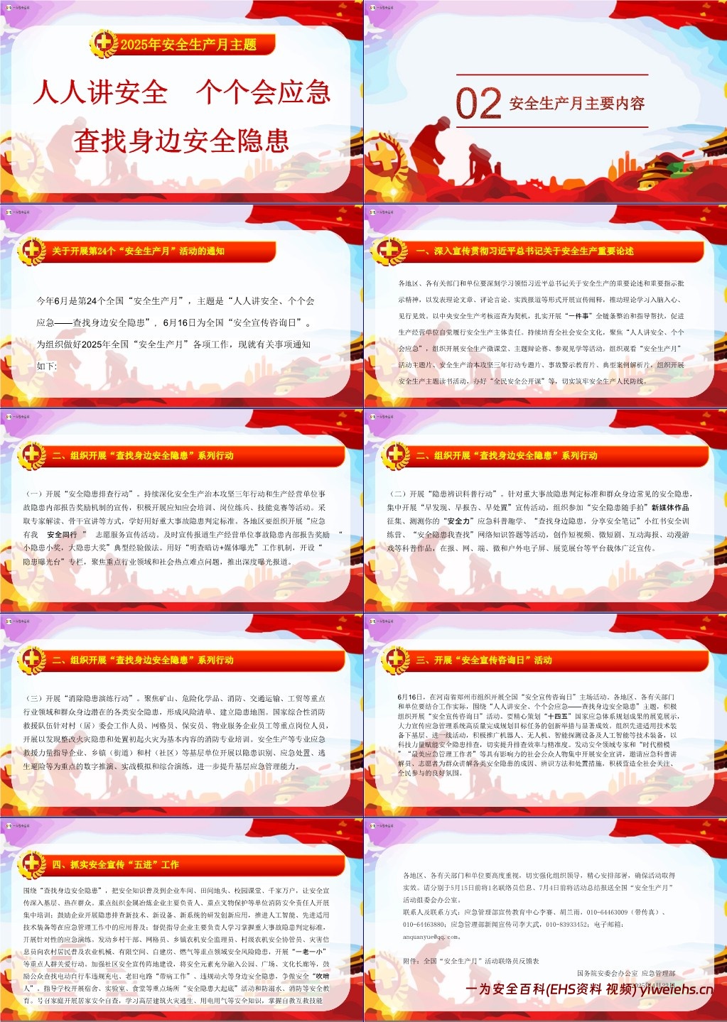 【PPT】2025年安全月培训课件
