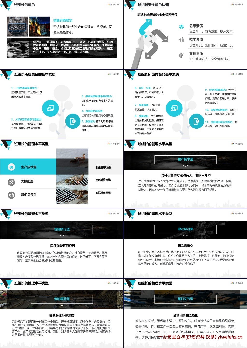 【PPT】安全管理人员精品培训课程