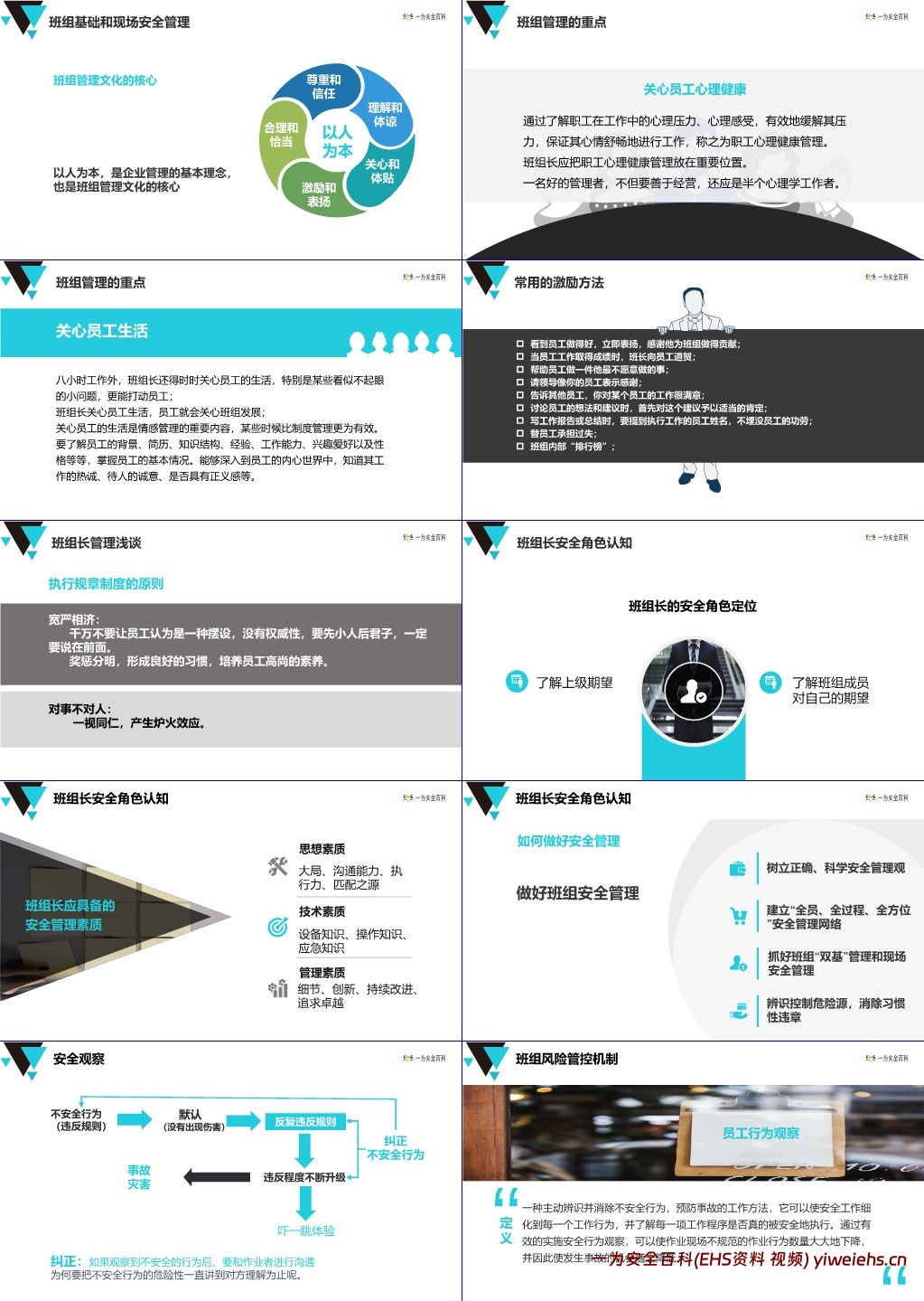 【PPT】安全管理人员精品培训课程