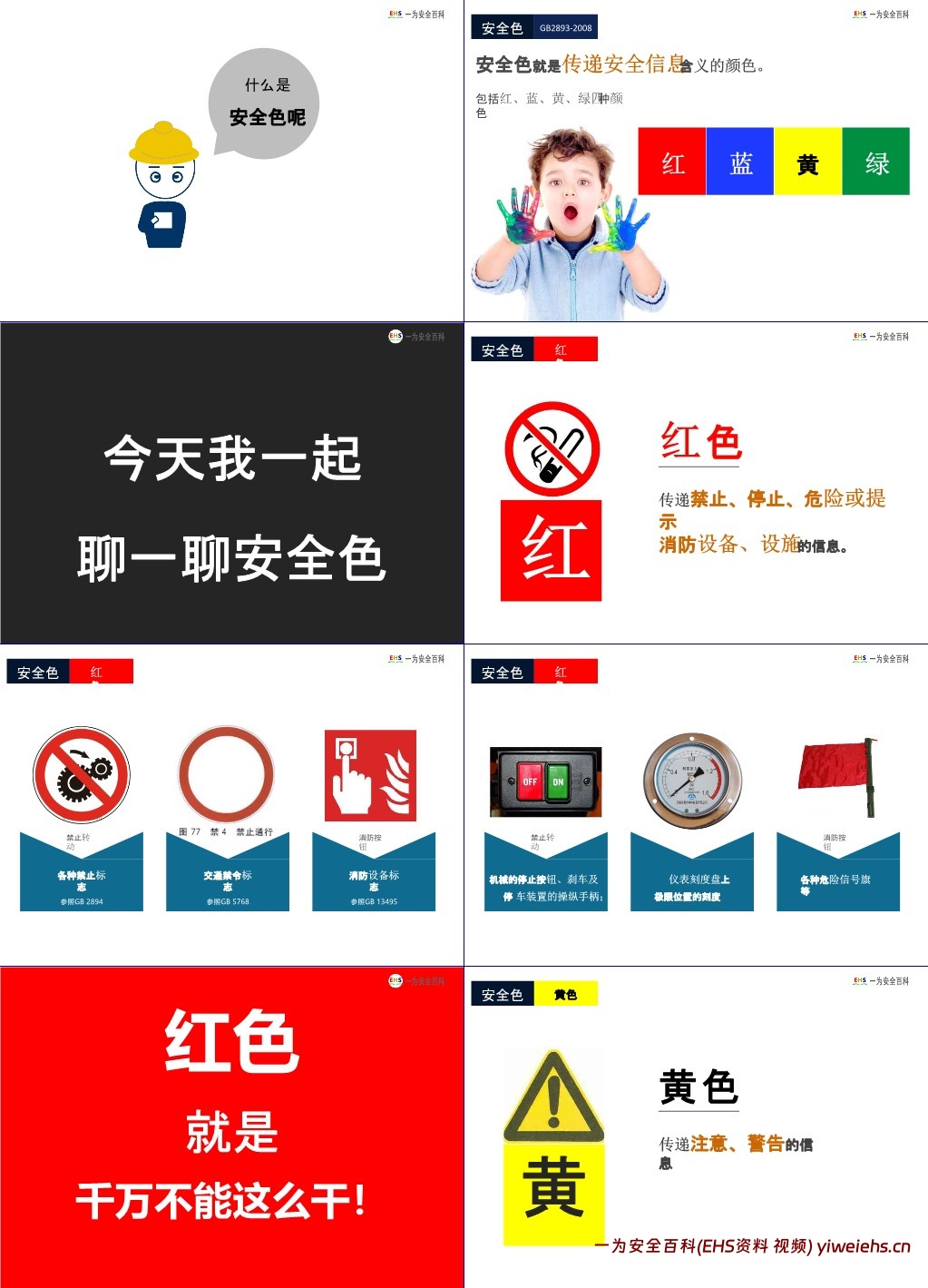 【PPT】安全色和安全标志解读培训