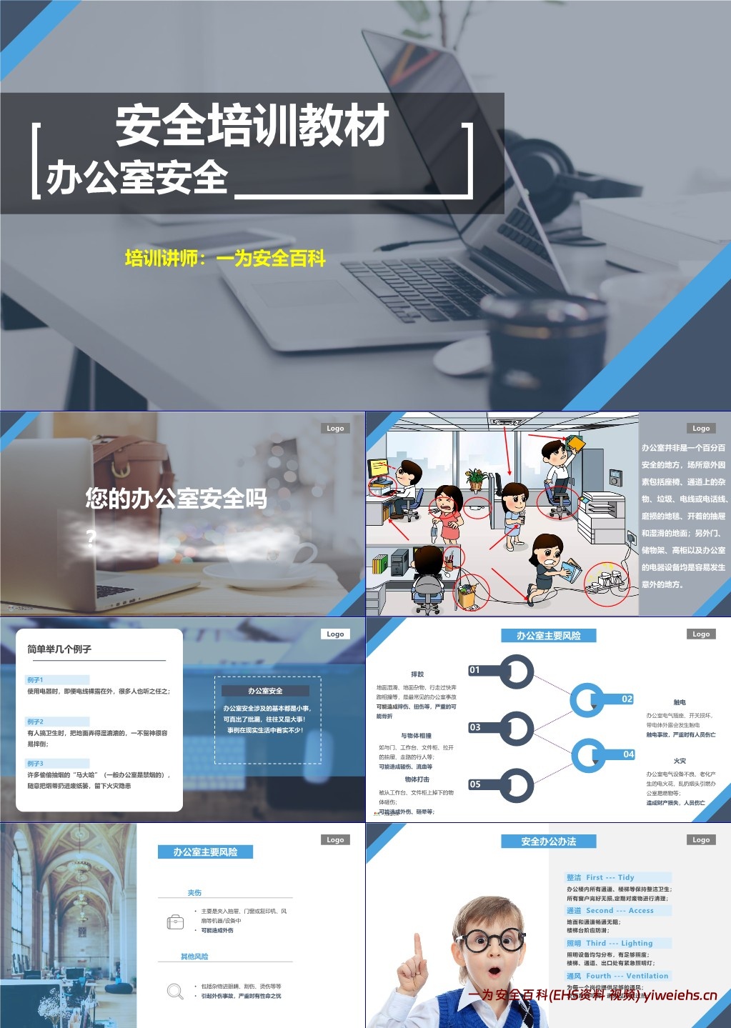 【PPT】办公室安全知识培训教材,人手一份!