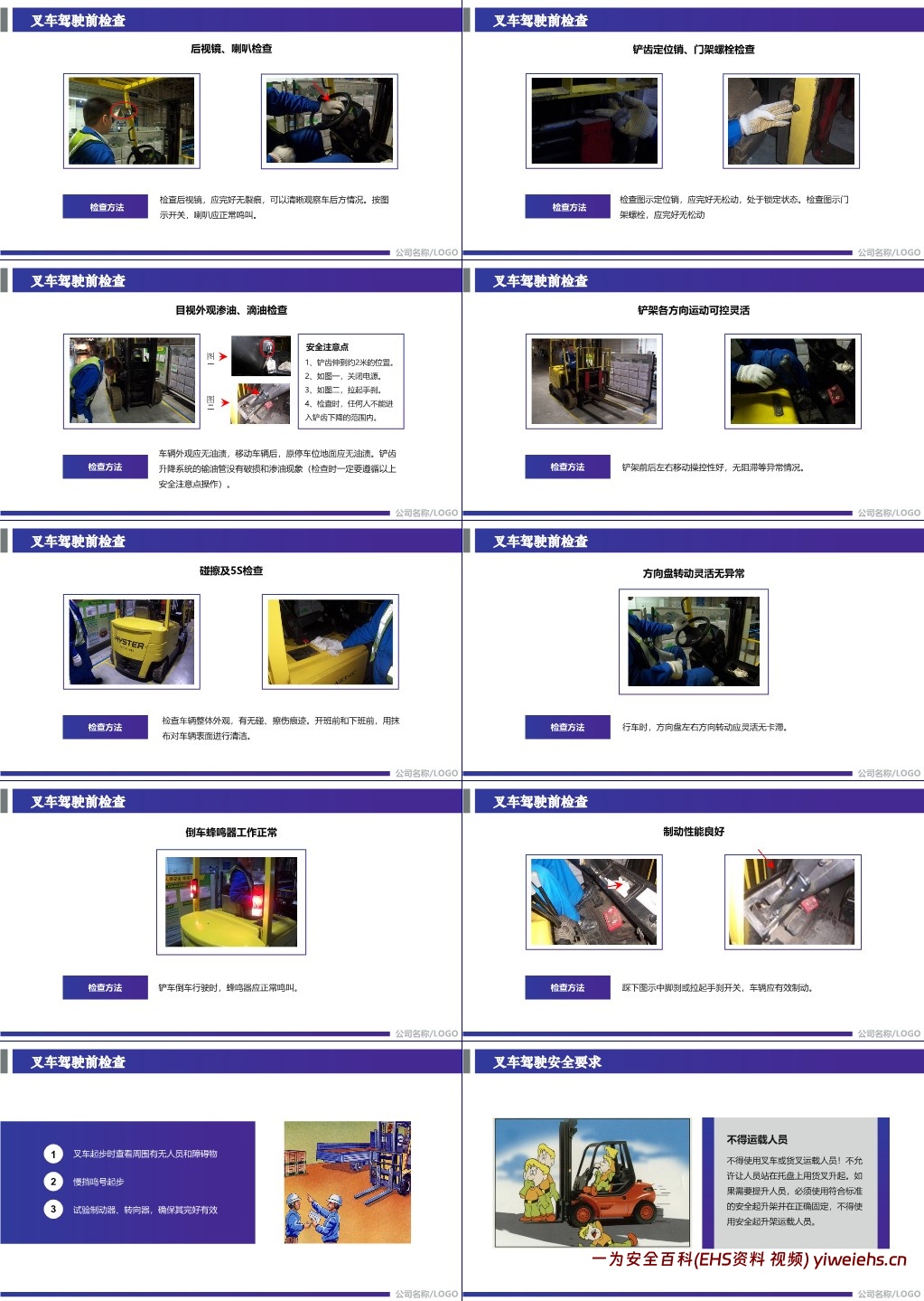 【PPT】叉车安全培训