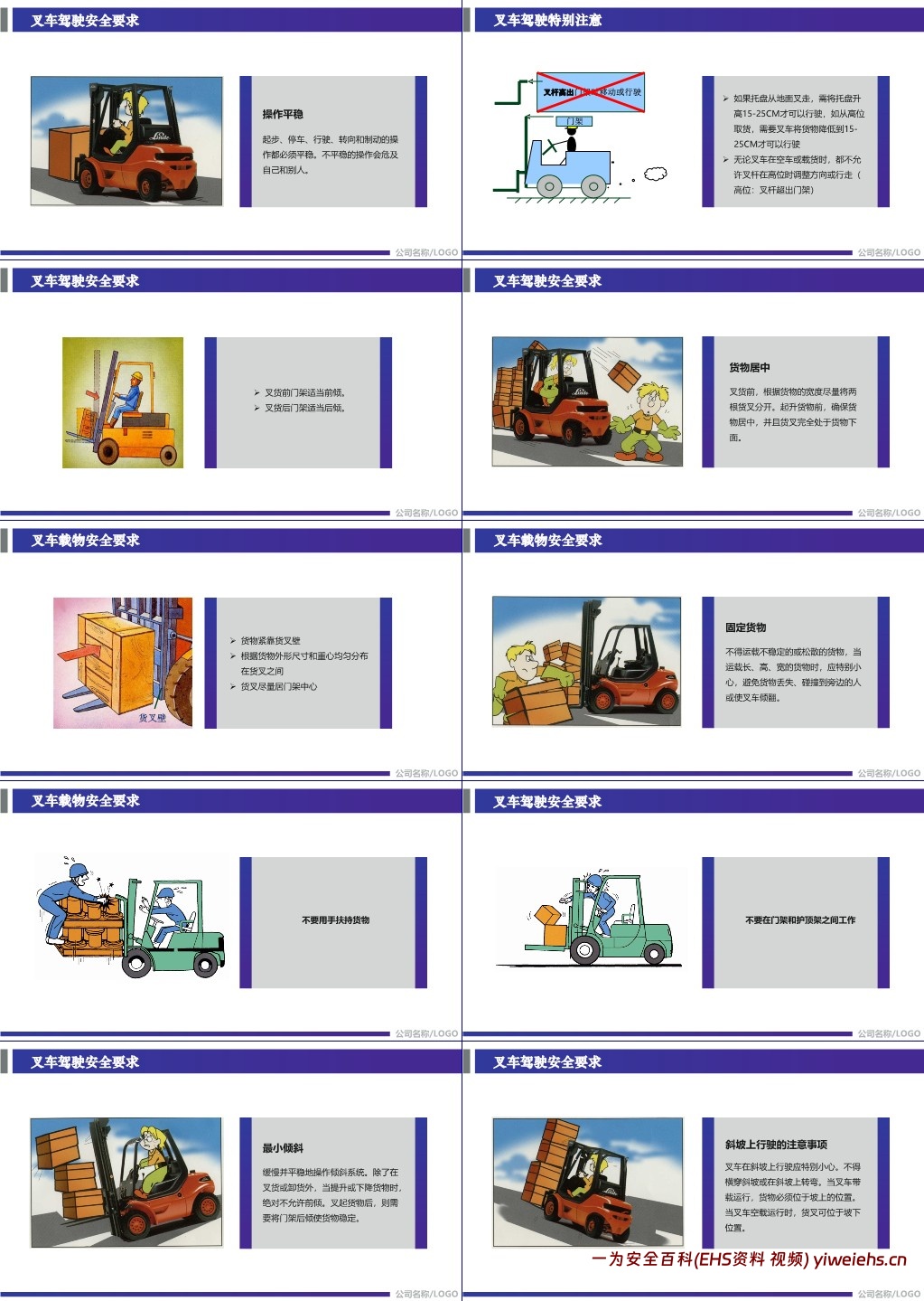 【PPT】叉车安全培训