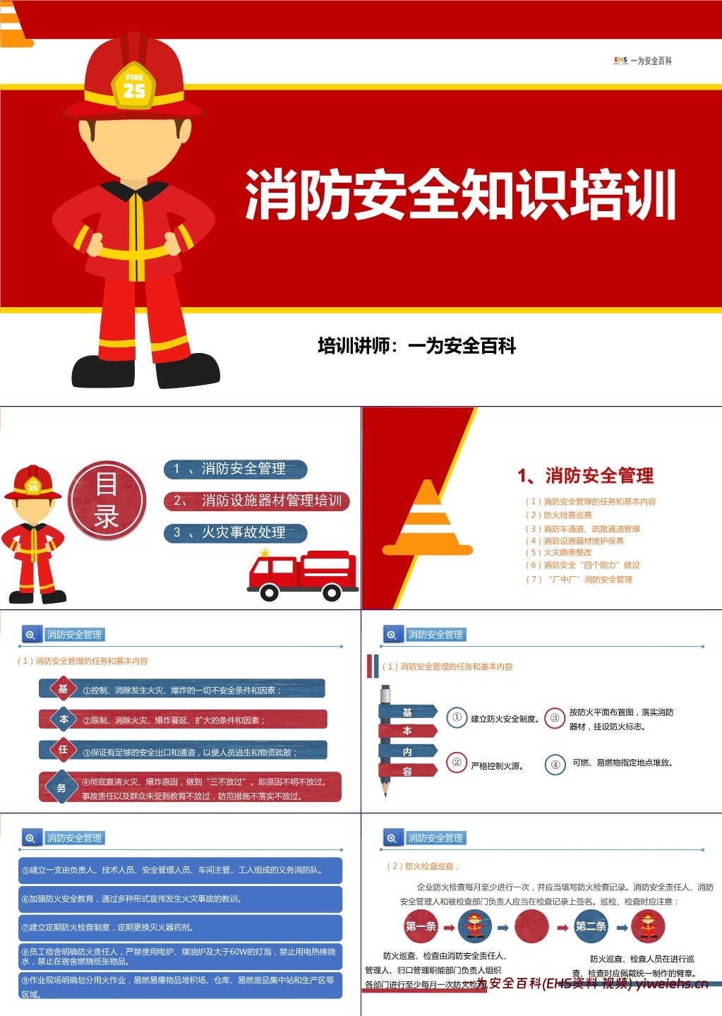 【PPT】超全的消防安全知识及消防演练流程