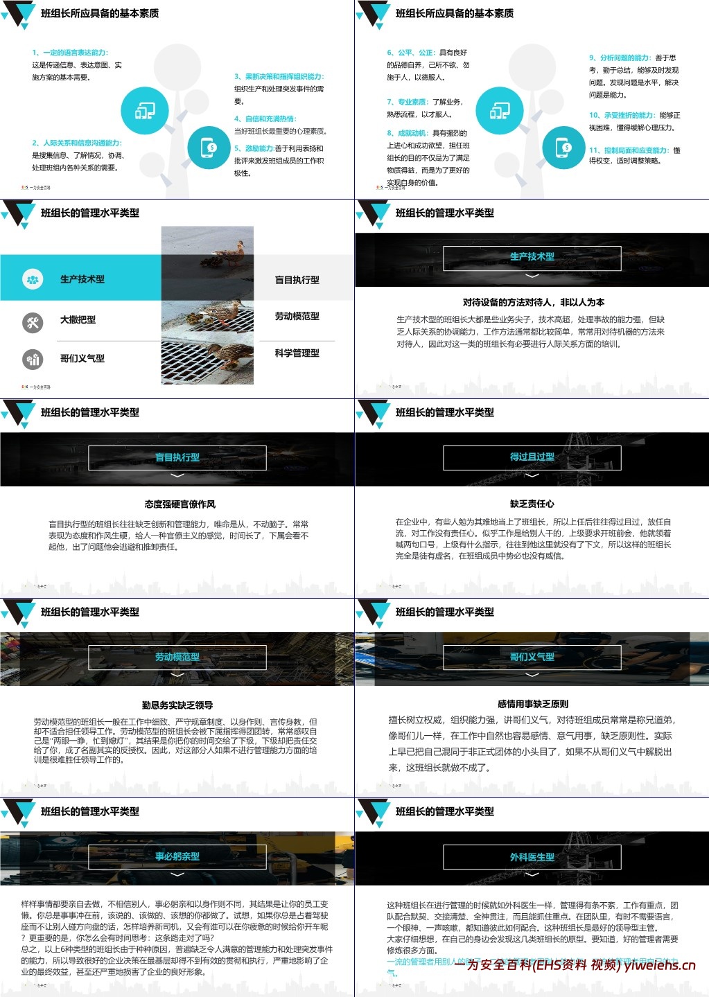 【PPT】车间一线管理人员安全生产培训