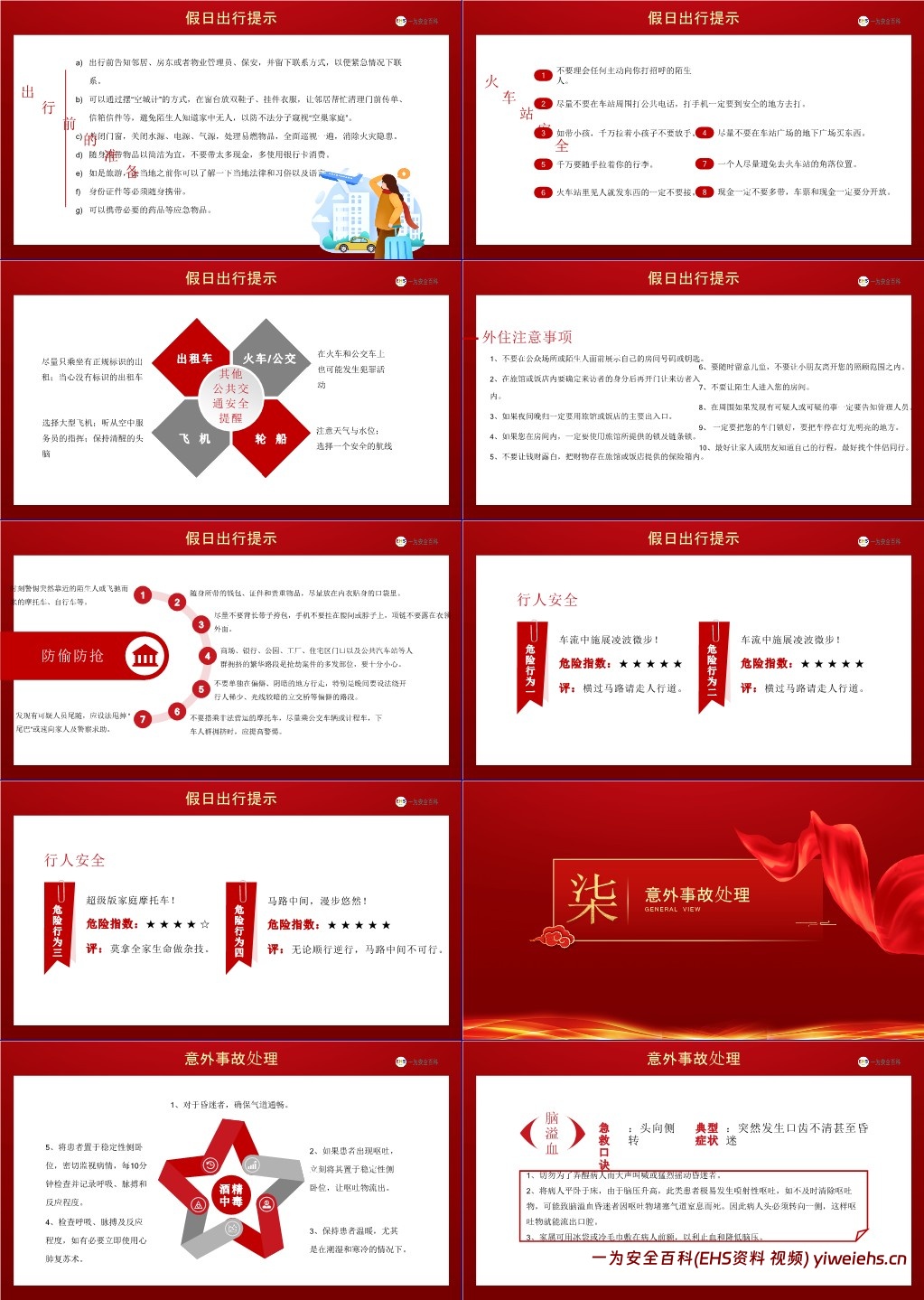 【PPT】春节前安全教育