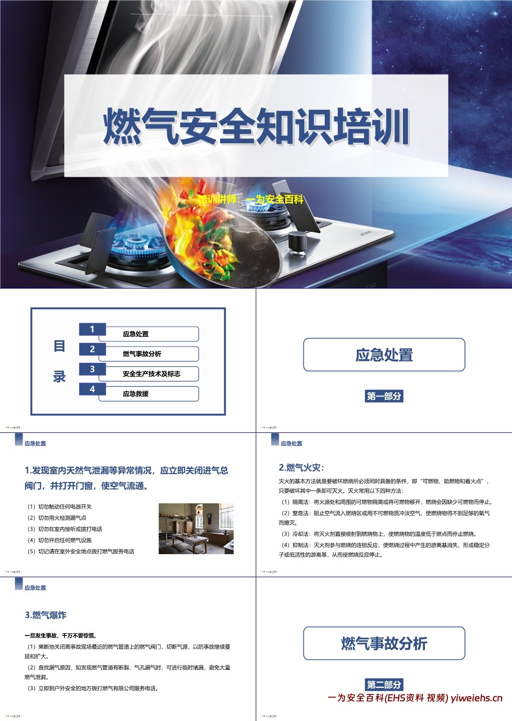 【PPT】最新燃气安全知识培训课件