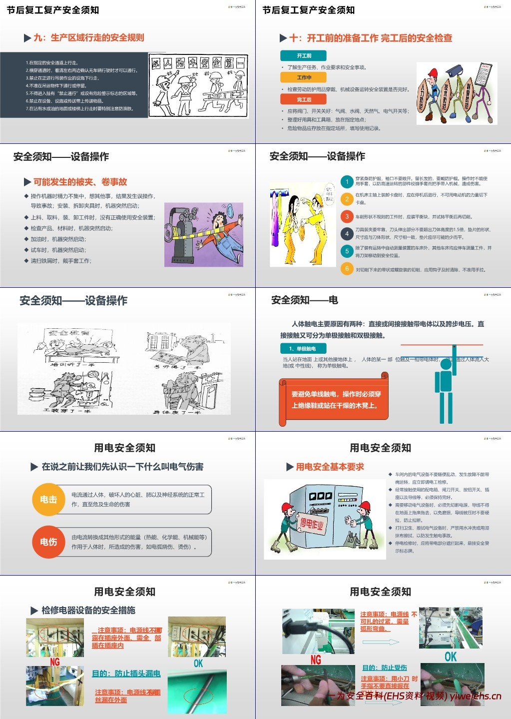 【PPT】最新发布:国庆节后复工复产安全专题培训