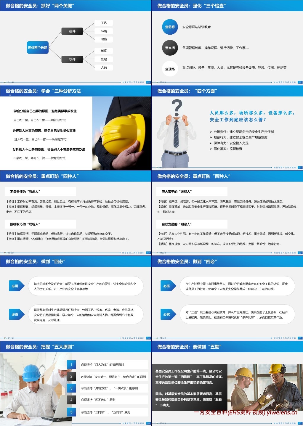 【PPT】主要负责人及安全管理人员培训