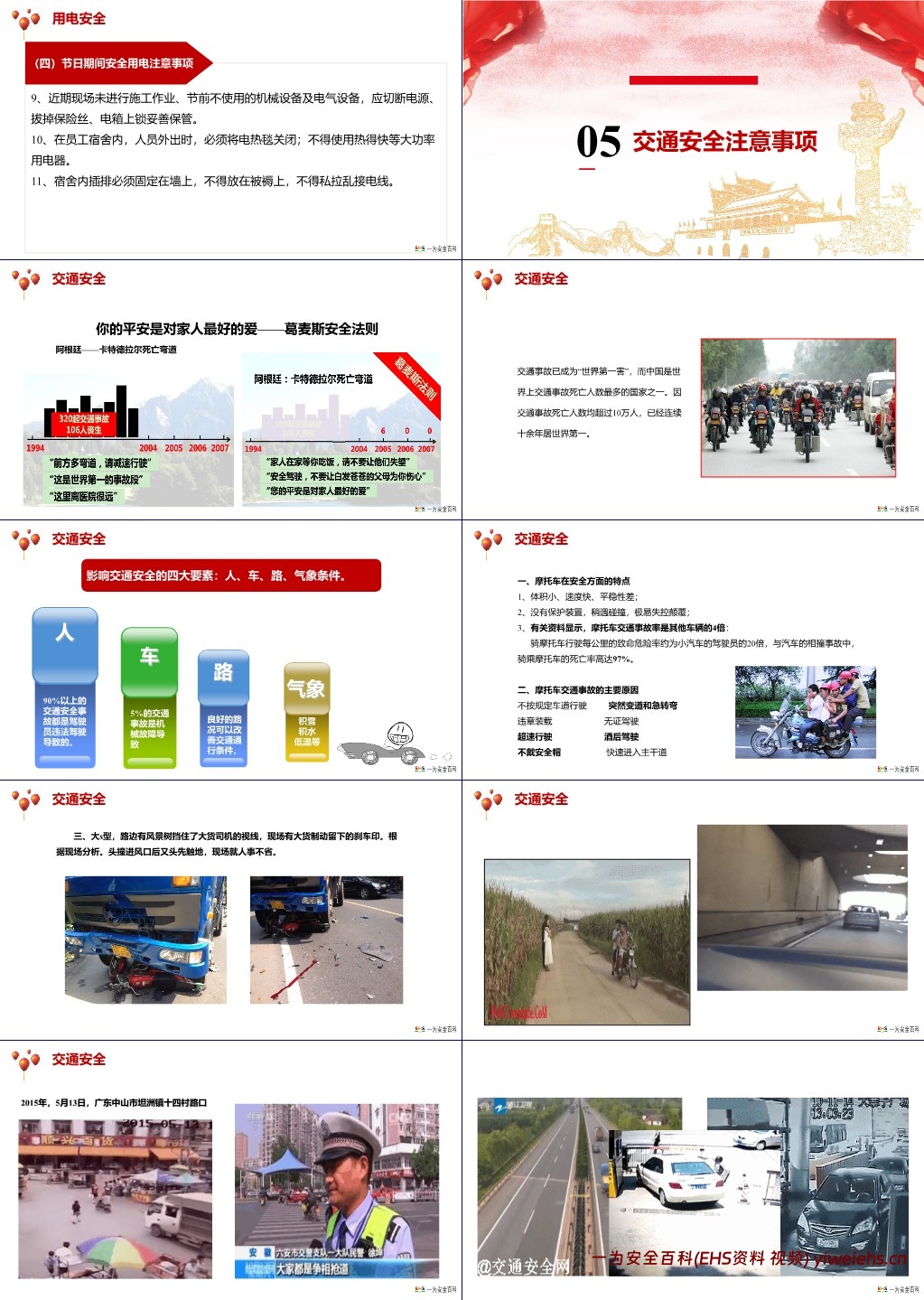 【PPT】中秋国庆节前安全培训