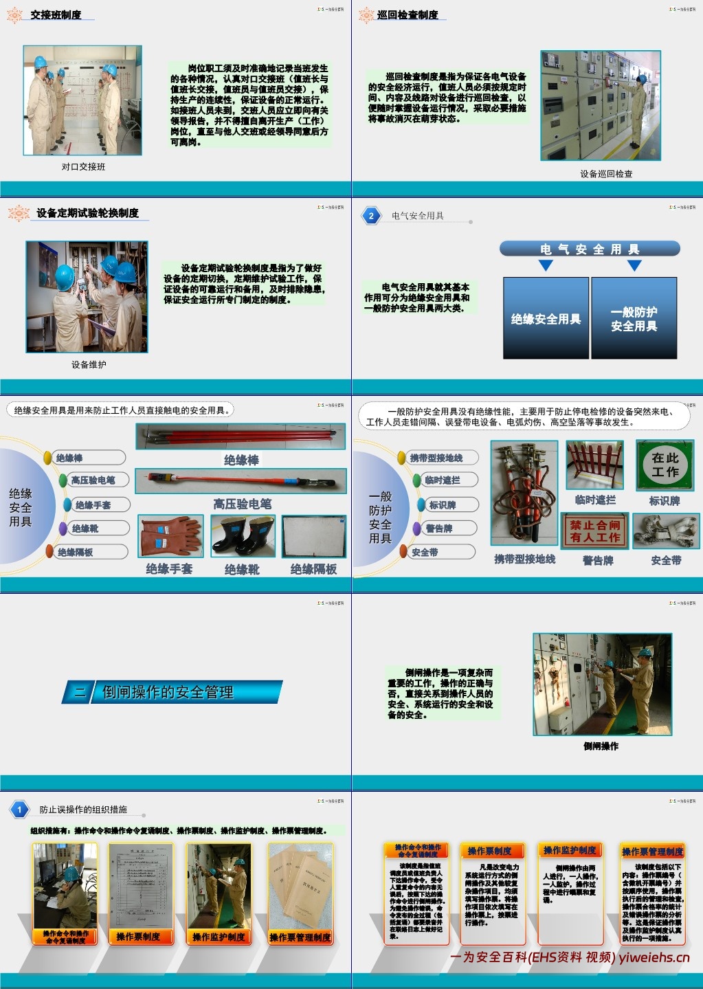 【PPT】中低压变(配)电站的安全管理