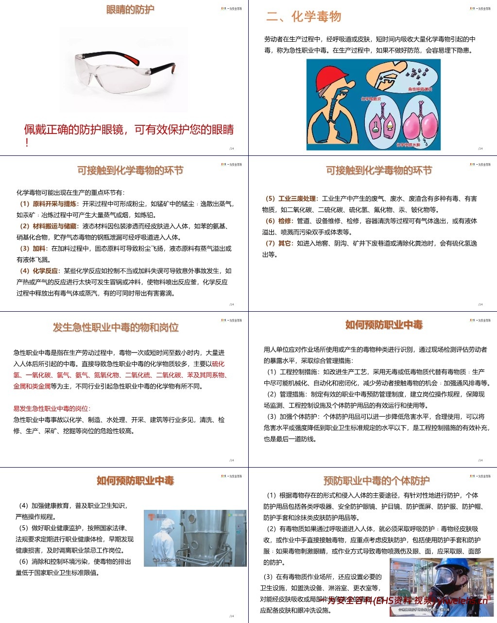 【PPT】职业健康及防护知识专题培训