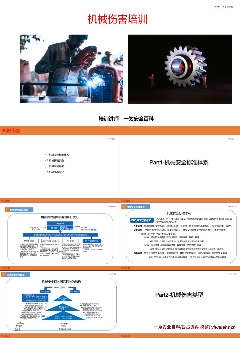 【PPT】预防机械伤害PPT课件