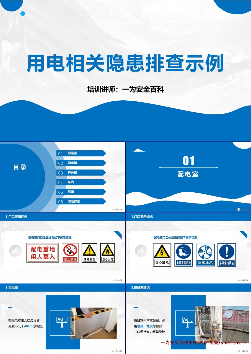 【PPT】用电相关隐患排查示例