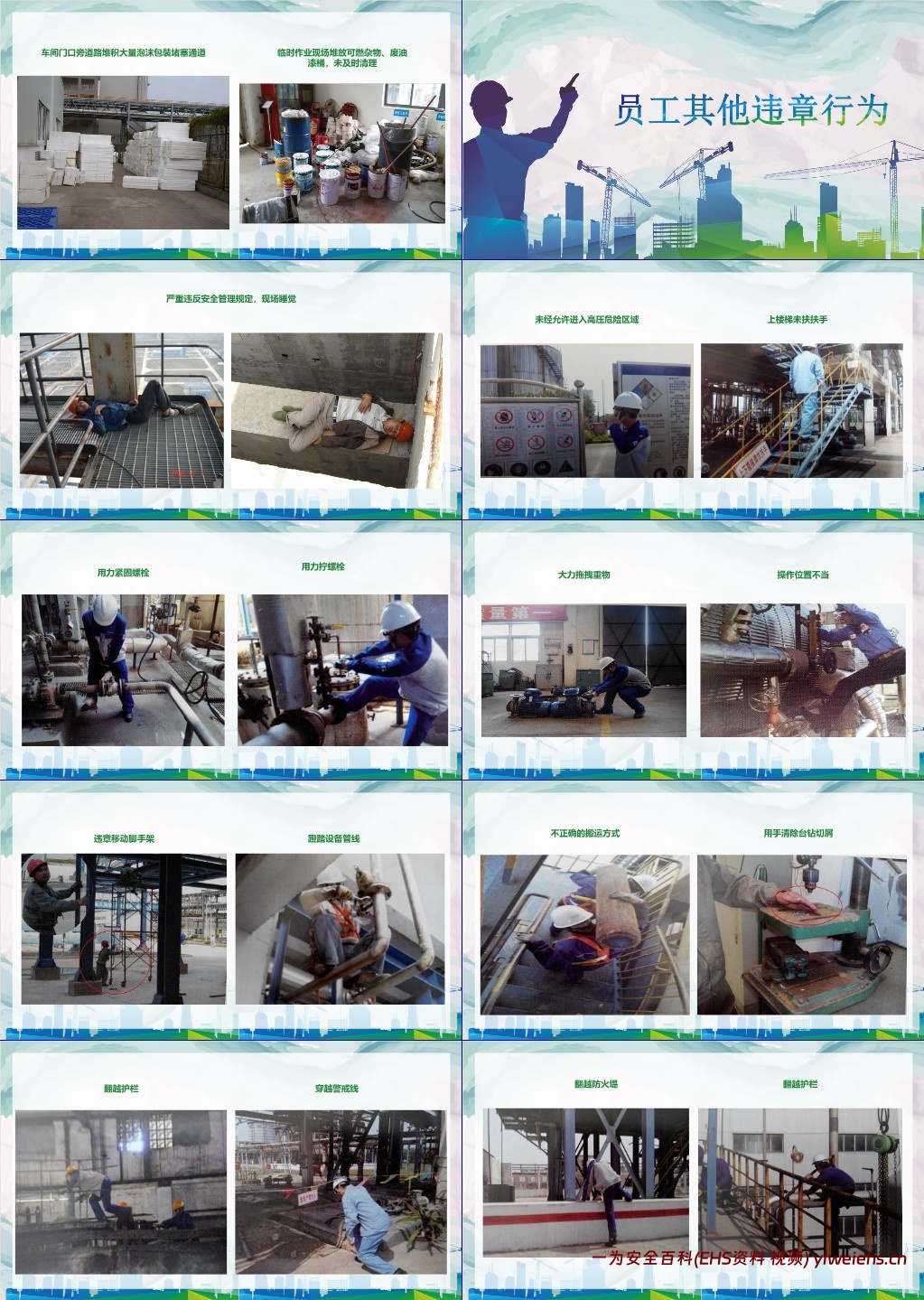 【PPT】隐患、违章图集大全