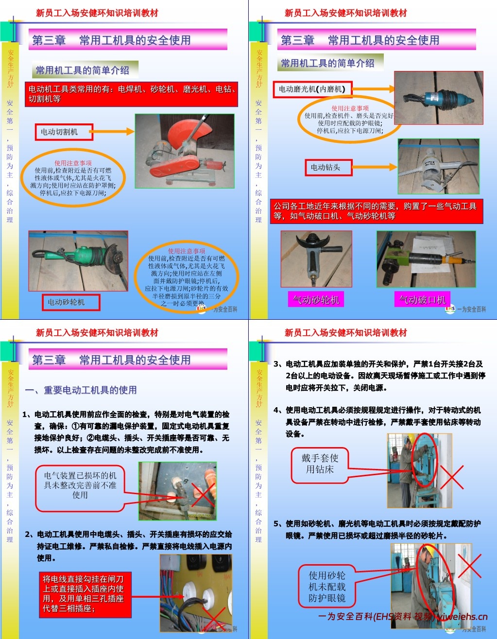 【PPT】新员工入场三级安全教育培训课程