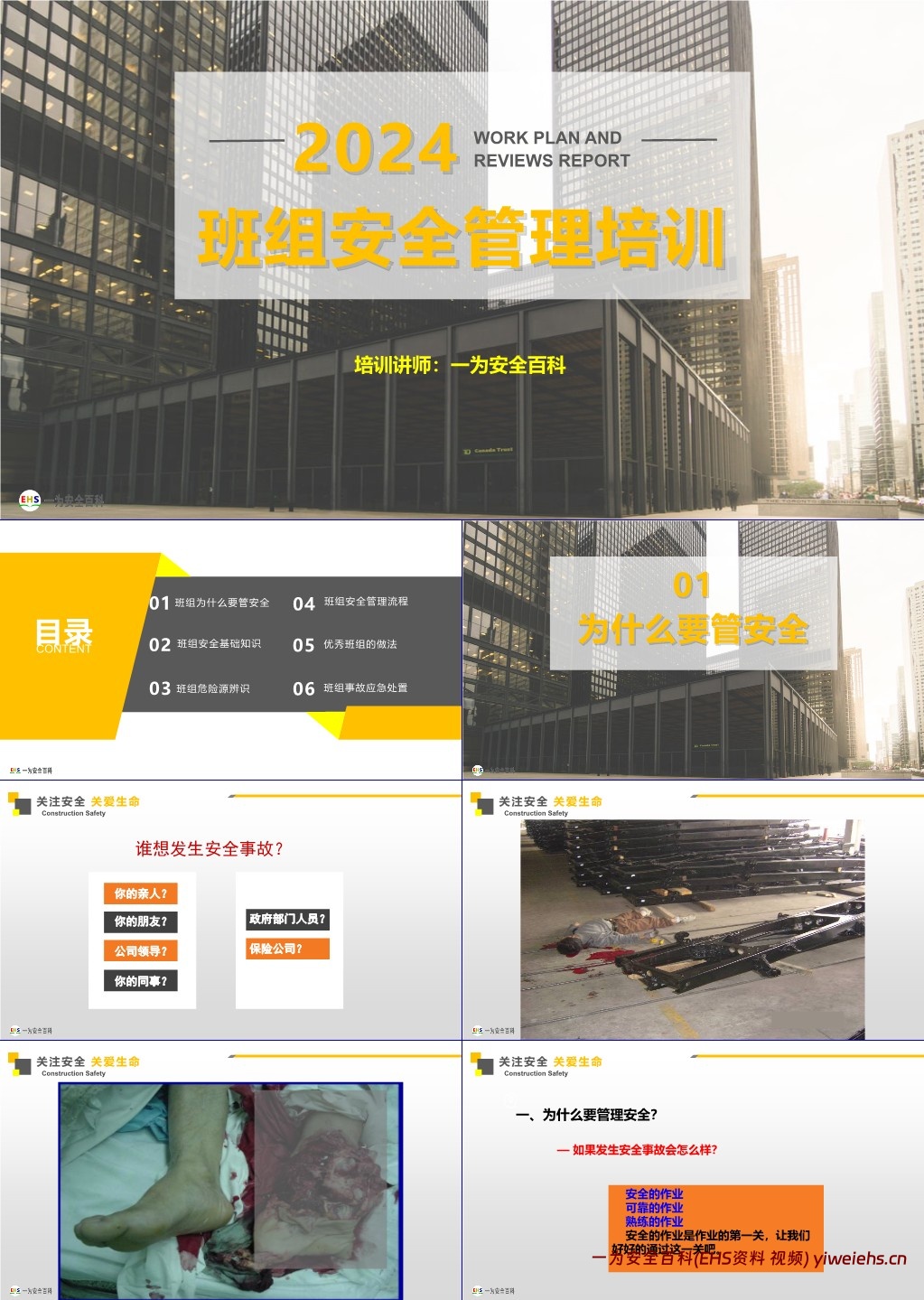 【PPT】新员工班组级安全管理培训