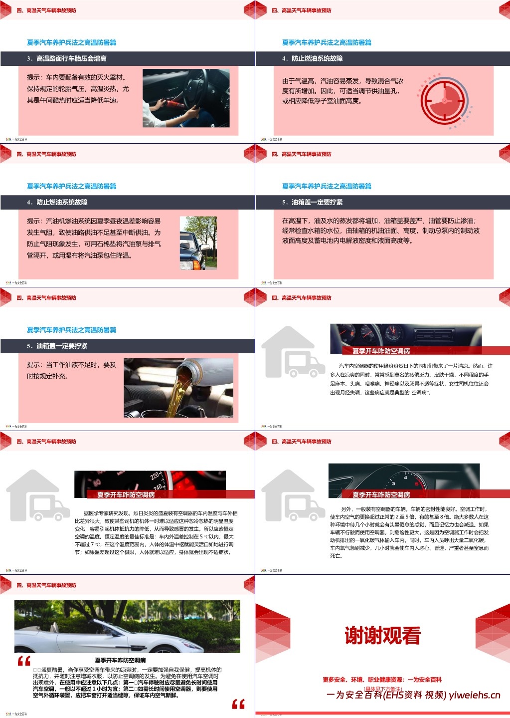 【PPT】夏季安全生产防暑降温安全知识