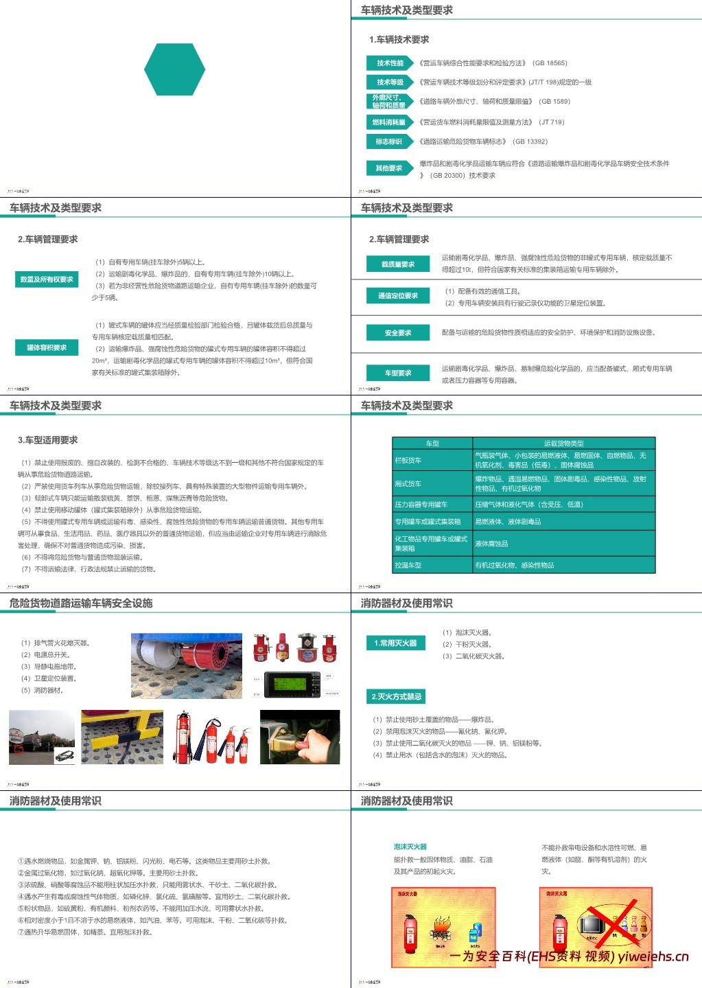 【PPT】危险货物道路运输驾驶人员培训