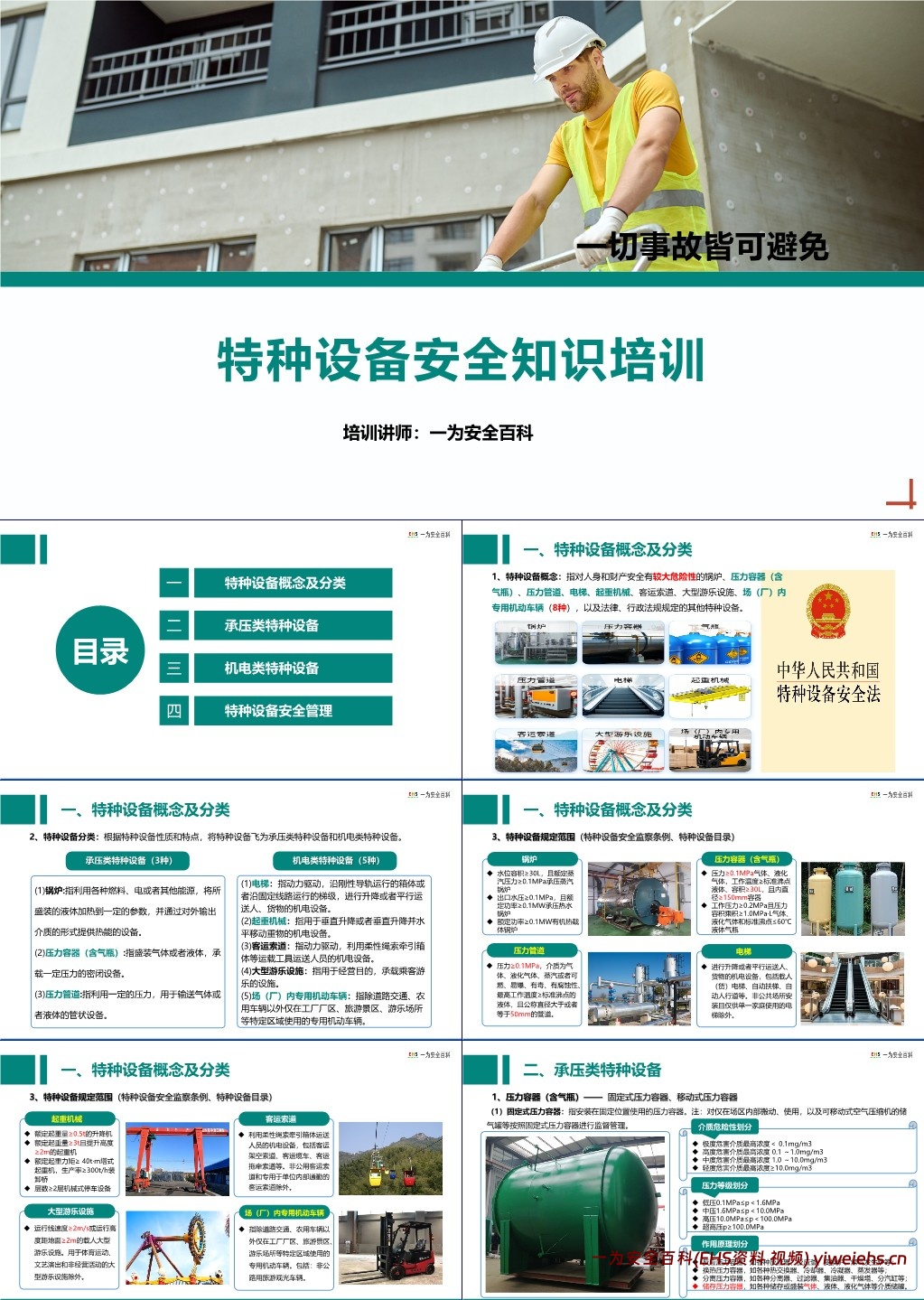 【PPT】特种设备安全培训